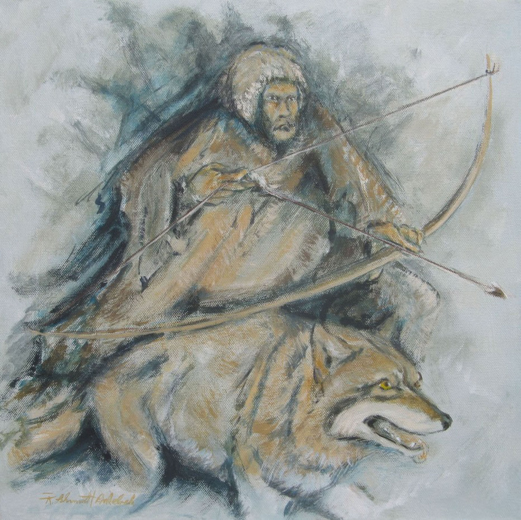 Der Wolf als Begleiter und Jagdkumpan